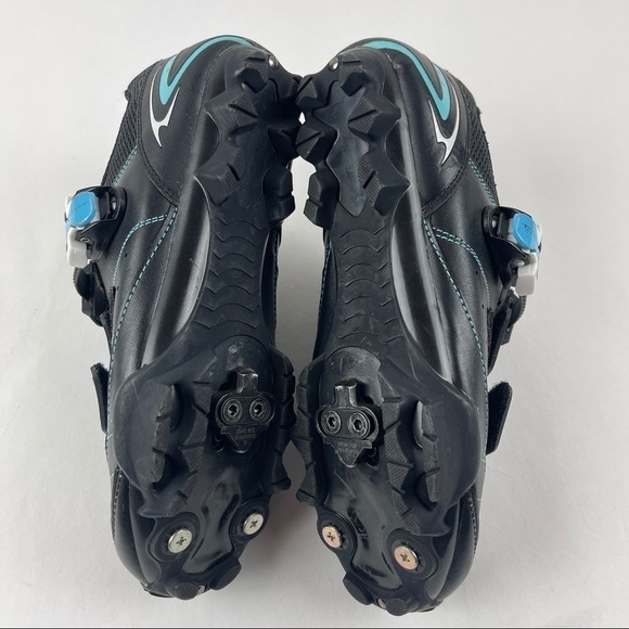 Serfas Astro Womens Cycling Shoes Black Clip On Size 6.5 - Picture 8 of 9